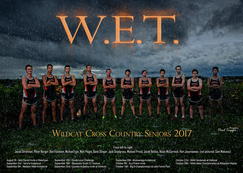 VAHS sports poster for Verona Area High School Cross Country Team by professional  photographer, Paul Toepfer, with Paul Toepfer Photography. Paul Toepfer is a premiere high school senior portrait photographer for Verona High School, Mt. Horeb High School, Middleton High School, Monona Grove High School, West High School, East High School, Memorial High School, LaFollette High School, Edgewood High School, Waunakee High School and Sun Prairie High School.