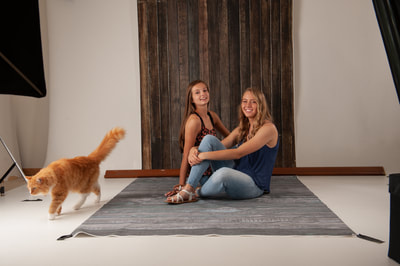 Lexi and Nannette say "Adios!" to Fuzz Buster! Paul Toepfer Photography Madison, VAHS, Middleton High, West High, Memorial, Edgewood, LaFollette High School, Monona WI, high school senior portraits